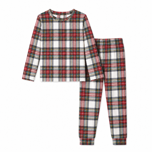 Christmas Plaid Bamboo Pajamas