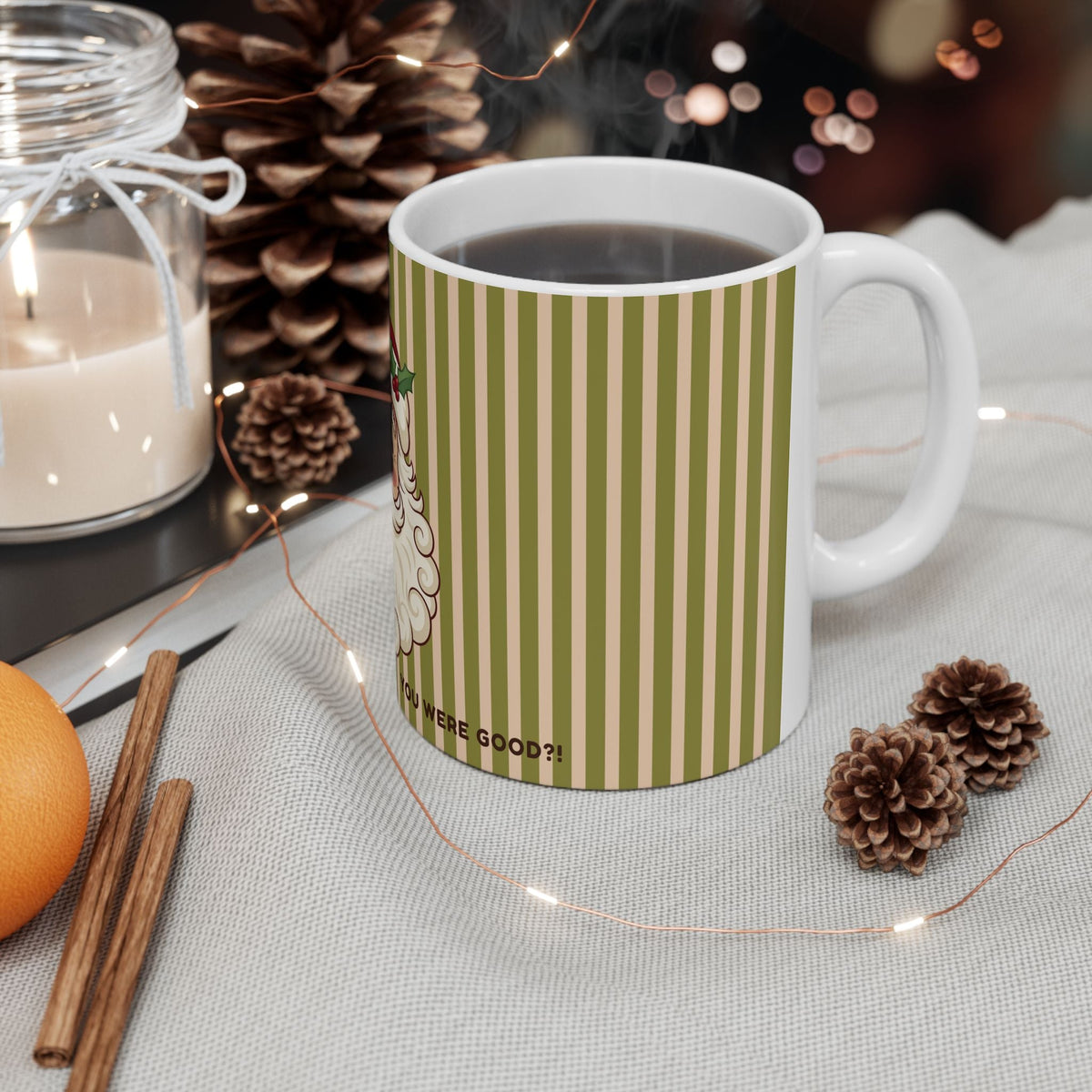 Vintage Santa Christmas Mug