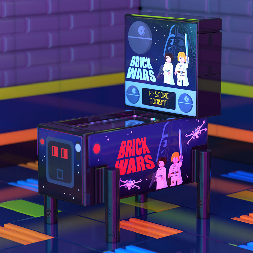 Mini Pinball Machine Building Set