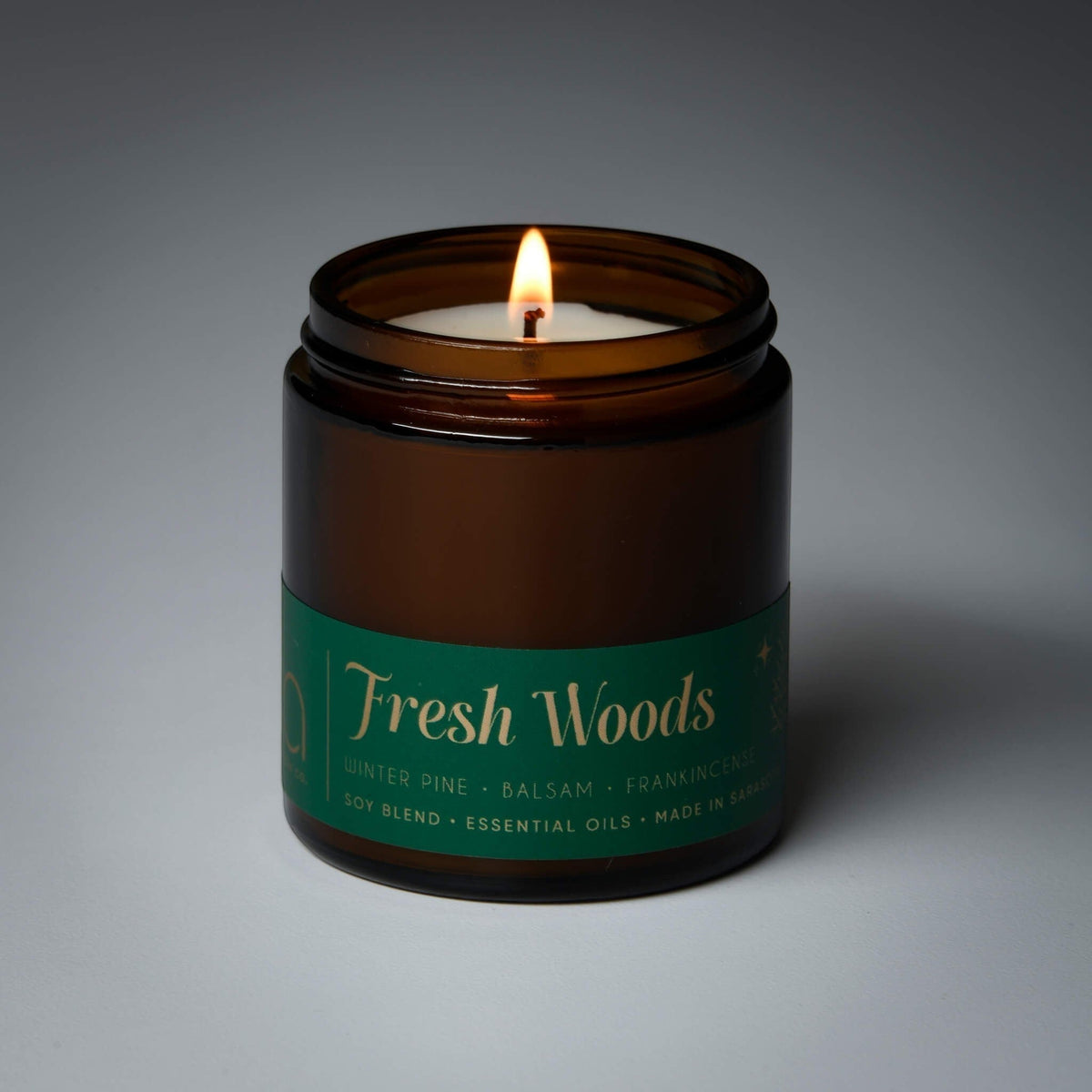 "Fresh Woods" Soy Candle — Christmas Tree & Balsam