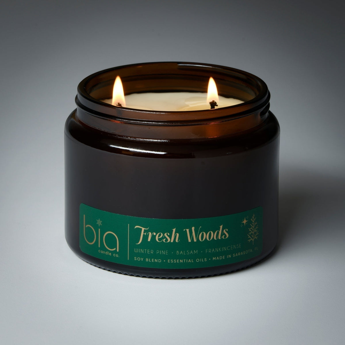 "Fresh Woods" Soy Candle — Christmas Tree & Balsam