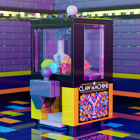 Mini Arcade Claw Machine Building Set